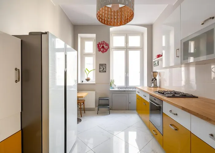 Stylowy Apartament Na Ruskiej ヴロツワフ