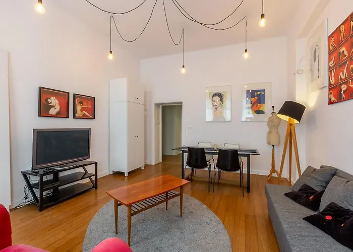 アパート Stylowy Apartament Na Ruskiej ヴロツワフ